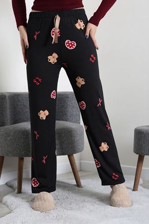 Kadın Sandy Soft Pijama Altı Siyahayı