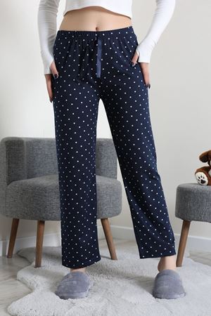 Kadın Sandy Soft Pijama Altı Lacivertpuanlı