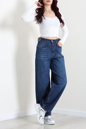 Kadın Baggy Kot Pantolon Mavi Model TV-103472