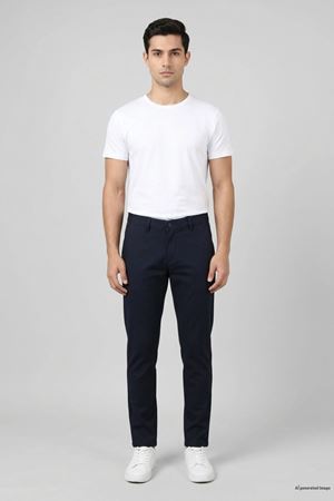Erkek Gabardin Regular Klasik Pantolon Lacivert
