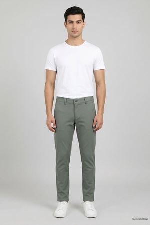 Erkek Gabardin Regular Klasik Pantolon Haki