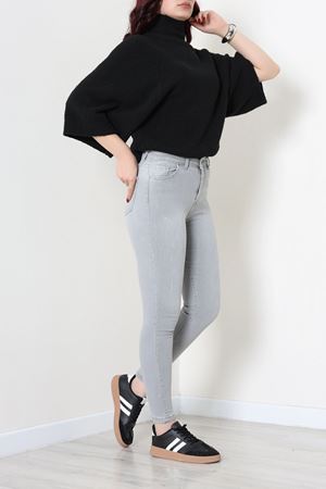 Kadın Dar Paça Kot Pantolon Gri Model TV-103492