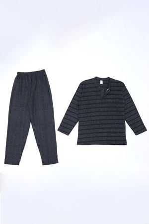 Selanik Erkek Pijama Takımı Antrasit