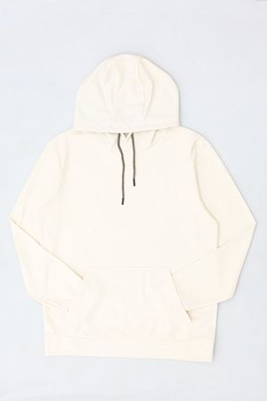 Şardonlu Pike Kapuşonlu Kanguru Cepli Erkek Sweatshirt Taş