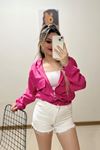 Fermuarlı Ceket Pembe - 10824.107.