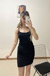 İp Askılı Elbise Siyah - 10688.631.