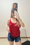 Volanlı Bluz Kırmızı - 10676.1095.