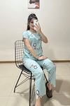 Desenli Pijama Takımı Desenlimint - 10685.1287.