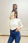 Prenses Kol Kaşkorse Body Ekru - 10336.1567.