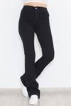 İspanyol Paça Kot Pantolon Koyufüme - 11878.1749.