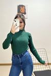 Balıkçı Yaka Body Koyuyeşil - 7656.1319.