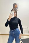 Yarım Balıkçı Fitilli Body Siyah - 11201.1323.