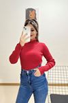 Balıkçı Yaka Body Kırmızı - 7656.1319.