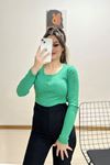 Çıtçıtlı Kaşkorse Bluz Benetton  - 12438.1567.