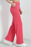 Bürümcük Bol Paça Pantolon Pembe - 22536.1247.