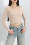 Önü Çift Kat Body Vizon - 40261.1595.
