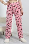Desenli Milan Kumaş Pijama Altı Pembebeyaz - 60240.1878.
