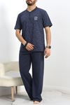 Nakışlı Erkek Pijama Takımı Laci - 40415.1961.