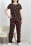 Alt Üst Aynı Pijama Takımı Siyahçilek - 50079.1857.