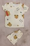 4-13 Yaş Kız Çocuk Pijama Takımı Griyıldız - 411.1287.