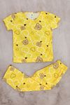 4-13 Yaş Çocuk Pijama Takımı Hardalsarı - 402.1287.