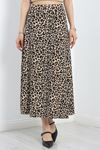 Desenli Midi Etek Leopar - 70036.1355.