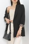 Astarlı Klasik Blazer Ceket Siyah - 70034.1909.