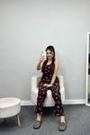 Yaka Dantelli Süprem Pijama Takımı Siyahçilek - 50192.1857.