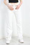 Straight Kesim Kot Pantolon Vanilya - 30533.1975.