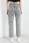 Straight Kot Pantolon Gri - 30542.1975.