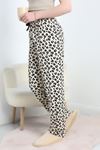 Milan Kumaş Pijama Altı Kremleopar - 50384.1929.