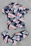 4-12 Yaş Milan Kumaş Kız Çocuk Pijama Takımı Lacipembe - 50368.1776.