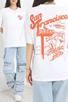 Baskılı Oversize Tişört Beyazturuncu1 - 40637.1872.