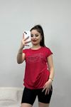 Taş Detay Viskon Bluz Pembe - 40651.599.