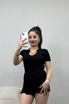 Aksesuarlı Kaşkorse Body Siyah - 70052.599.