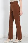 Kemerli İspanyol Paça Pantolon Kahve - 30373.1397.