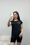 Taş Detay Viskon Bluz Antrasit - 40646.599.