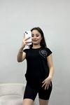 Taş Detay Viskon Bluz Siyah - 40646.599.