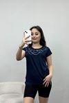 Yaka Pulla Bluz Lacivert - 40653.599.