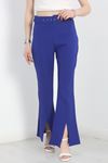 Kemerli İspanyol Paça Pantolon Saks - 30373.1397.