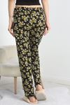 Ring Viskon Pijama Altı Siyahyeşil - 50420.1928.