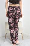 Ring Viskon Pijama Altı Siyahpembe - 50420.1928.