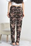 Ring Viskon Pijama Altı Siyahkahve - 50420.1928.