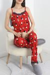 İp Askılı Pegasus Pijama Takımı Kırmızı - 70456.1889.