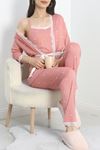 Pegasus Üçlü Pijama Takımı Gülkurusu - 70044.1048.