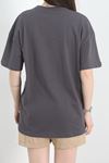 Baskılı Oversize Tişört Fümebej - 40649.1872.