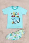 5-12 Yaş Erkek Kapri Pijama Takımı Suyeşili - 50412.1951.