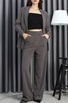 Halrem Marka Astarlı Blazer Ceket Füme - 70115.1811.