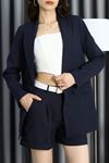 Astarlı Klasik Blazer Ceket Lacivert - 70034.1909.