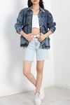 Oversize Kot Ceket Buzmavi2 - 10002.1778.